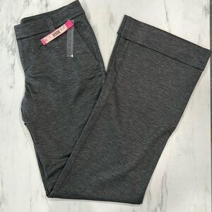 NWT Alice+Olivia grey wide leg cuff pants sz 4